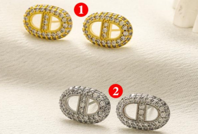 Mini Bling  Circle Halves