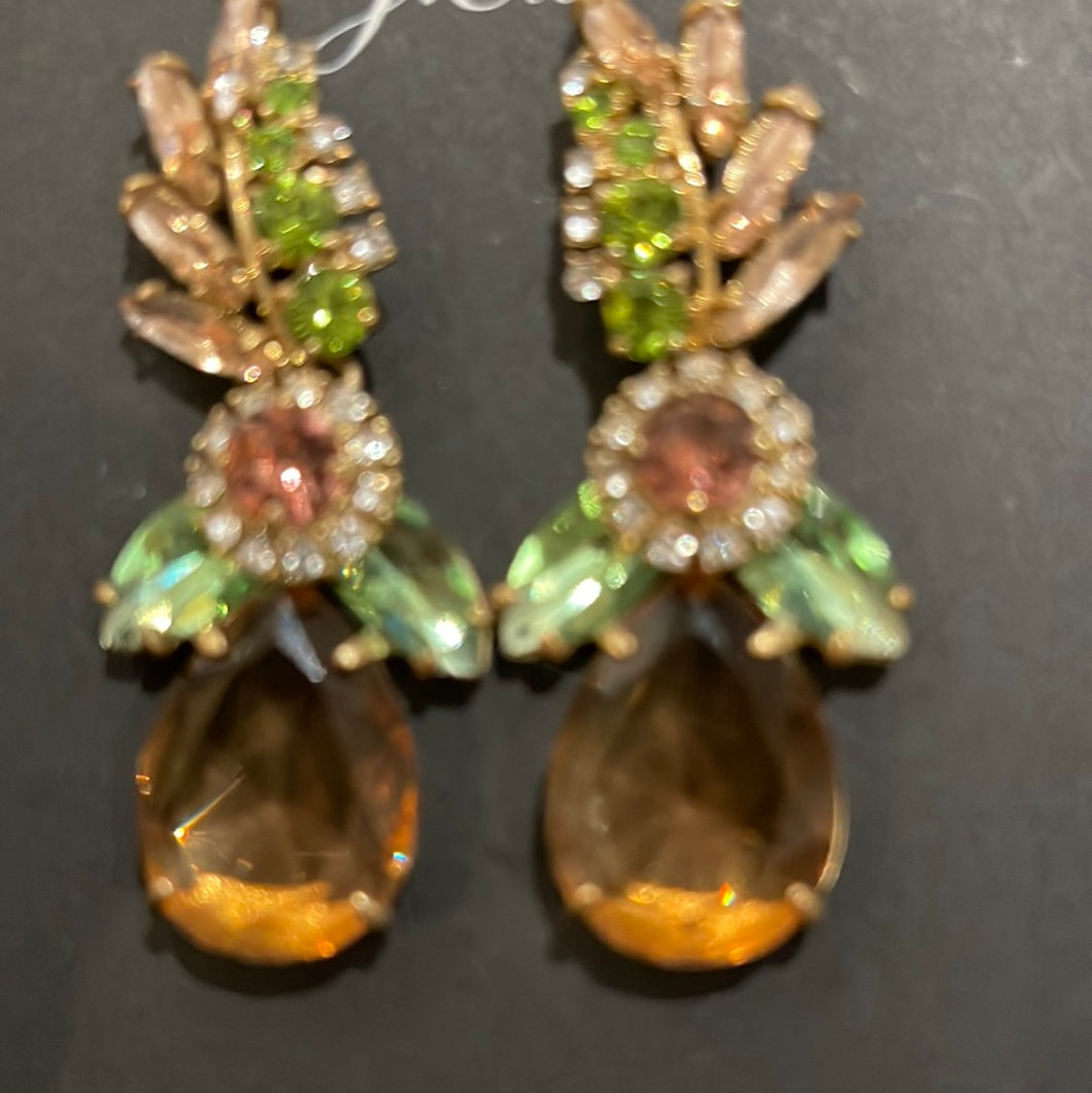 Multi colored earrings