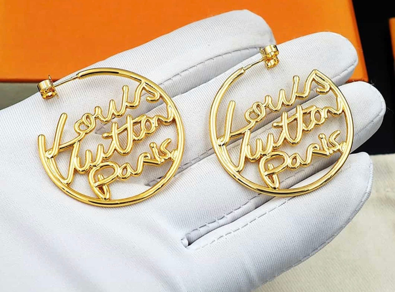 New Lv Cursive hoops – TTlux2.0
