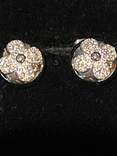 Load image into Gallery viewer, Silver Bling VanK earrings
